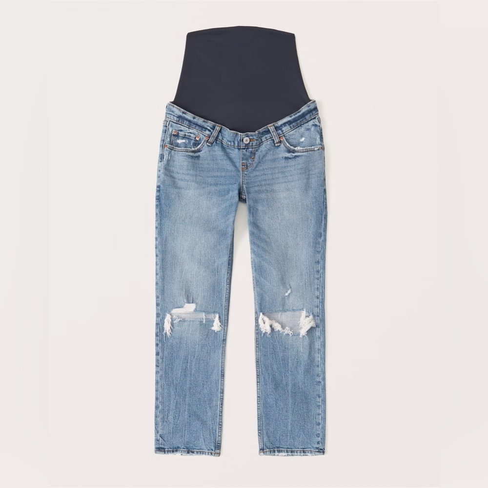 Abercrombie Maternity Ankle Straight Jean